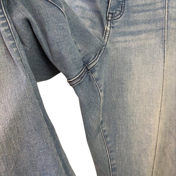 Lane Bryant Signature Fit Flex Magic Waistband High Rise Flare Jeans Size 26 - Picture 6 of 14